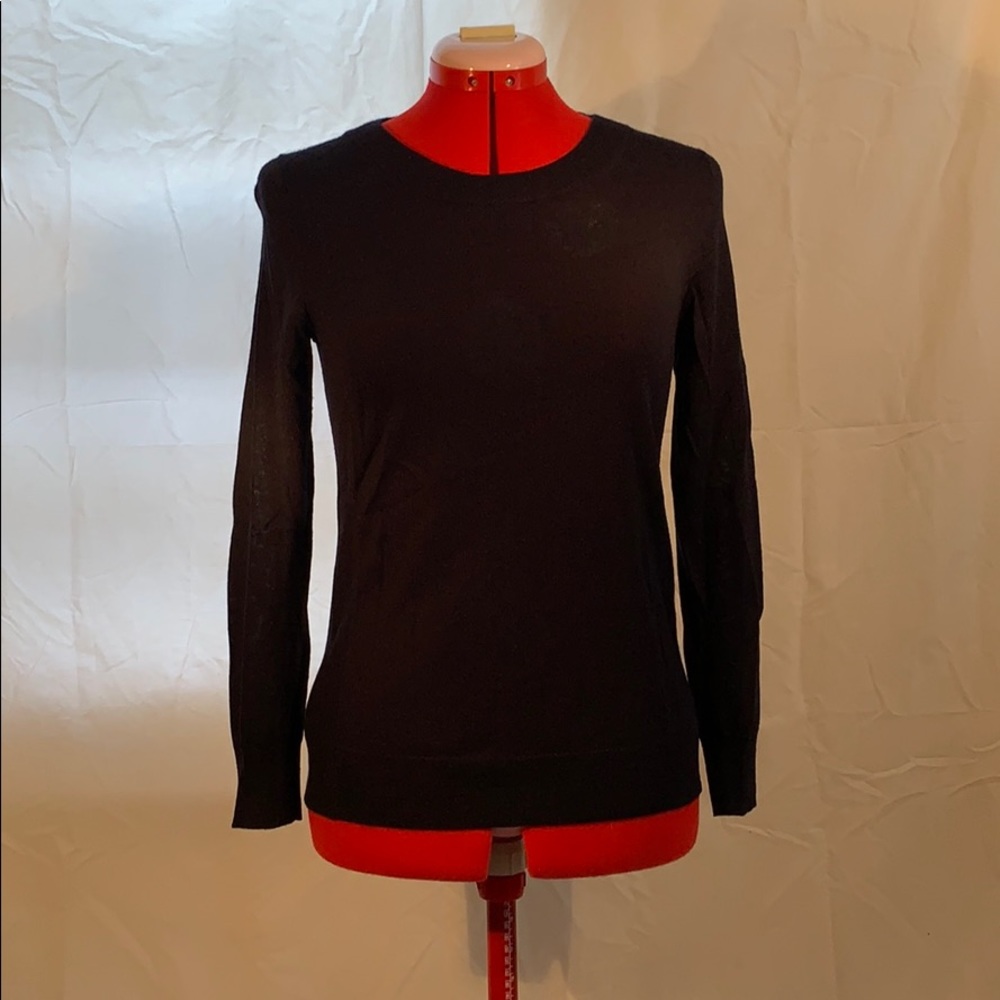 Woman’s J. Crew Navy Blue Nit Sweater